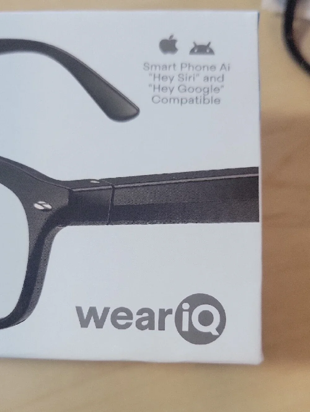 Wear iQ Wearable Wireless Audio Glasses in Black